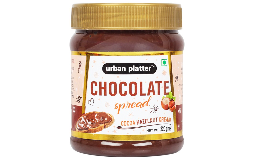Urban Platter Chocolate Spread, Cocoa Hazelnut Cream   Plastic Jar  320 grams